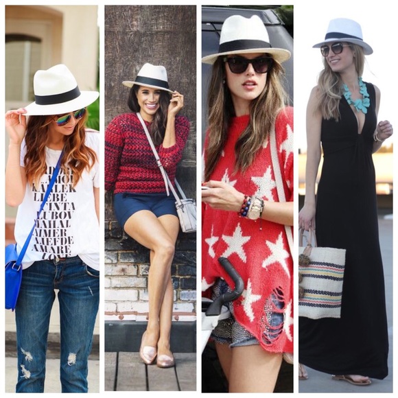 Beige Panama Women Sun Hat High Quality - Picture 2 of 7